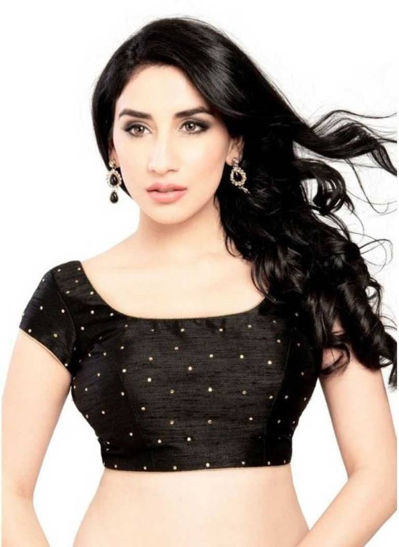 Women Satin unstitched blouse